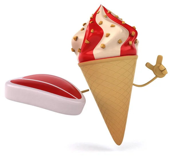 Cartoon Ice cream — Stock Photo, Image