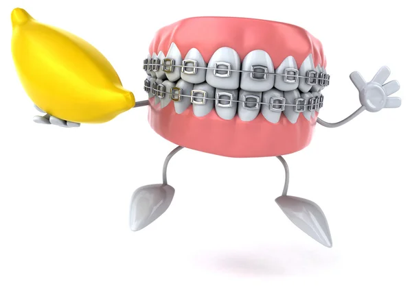 Fun cartoon teeth — Stock Photo, Image