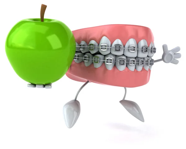 Fun cartoon teeth — Stock Photo, Image