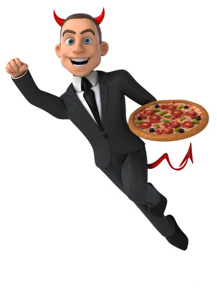 Fun cartoon businessman — Stock Photo, Image