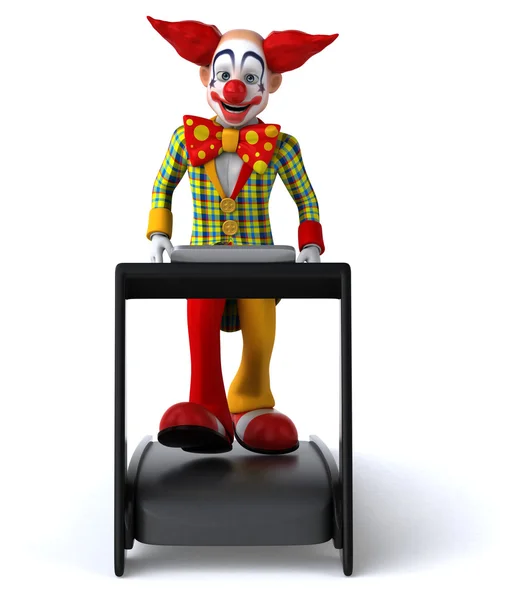 Spaß Cartoon Clown — Stockfoto