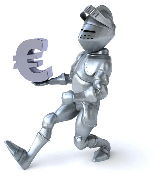 Fun cartoon knight — Stock Photo, Image