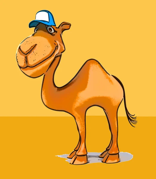 Fun cartoon camel — Stock Photo, Image