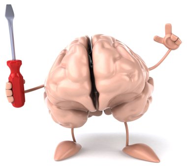 Eğlenceli çizgi film beyin