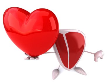 Eğlenceli çizgi film biftek