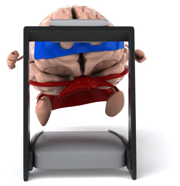 Fun cartoon Brain — Stock Photo, Image