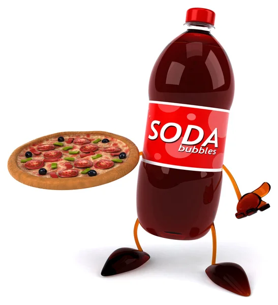 Diversión de dibujos animados Soda — Foto de Stock