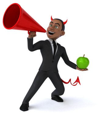 Kötü çizgi film işadamı