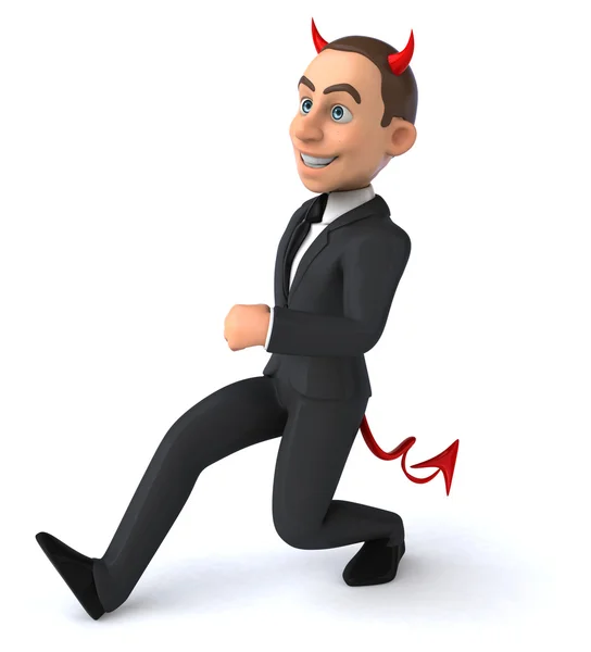 Fun cartoon businessman — Stock Photo, Image