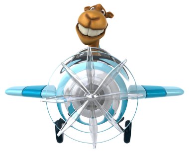 Eğlenceli çizgi film deve