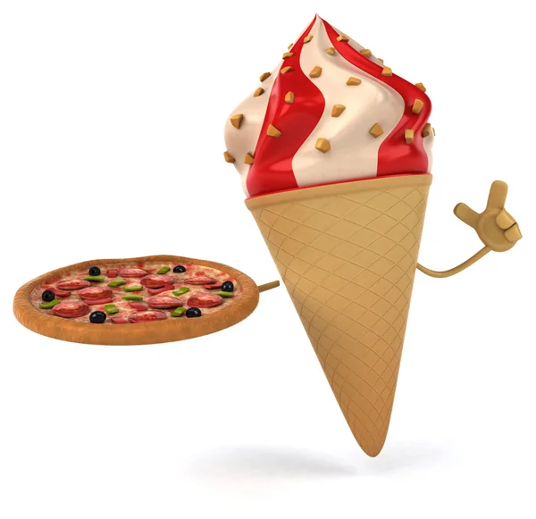 Cartoon Ice cream — Stock Photo, Image