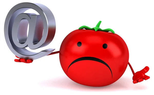 Fun cartoon tomato — Stock Photo, Image