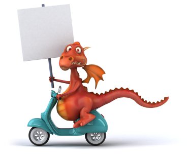 Eğlenceli çizgi film dragon