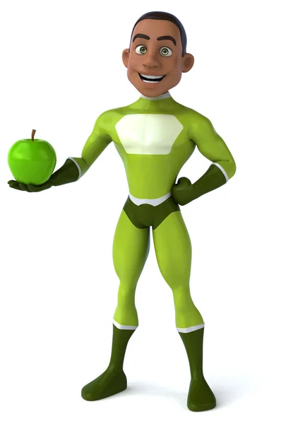 Fun cartoon superhero — Stock Photo, Image