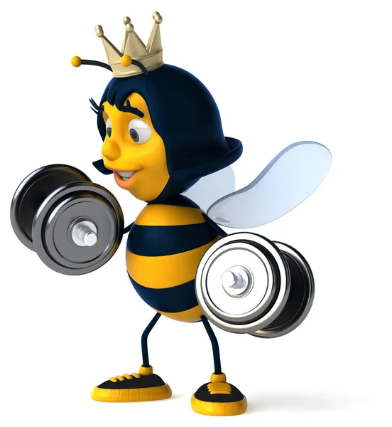 Grappige cartoon bee — Stockfoto