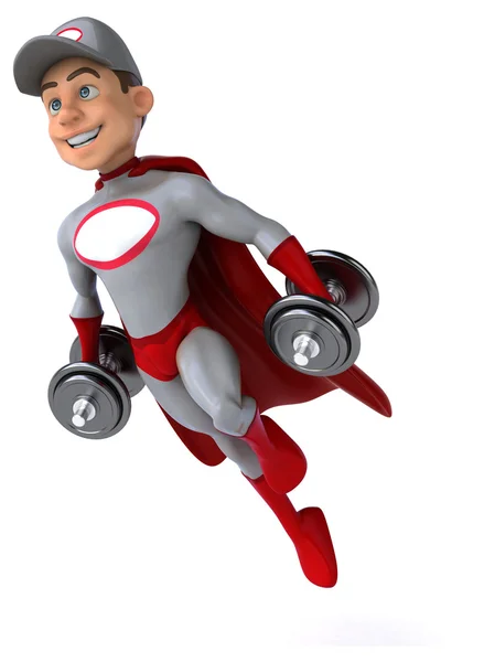 Cartoon Super mechanic — Stock Photo, Image