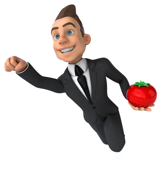 Fun cartoon businessman — Stock Photo, Image