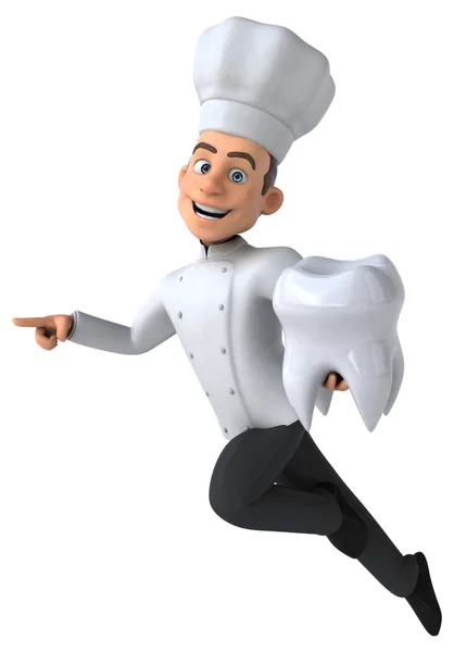 Leuke cartoon chef-kok — Stockfoto