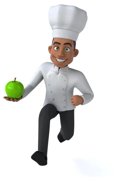 Divertido chef dos desenhos animados — Fotografia de Stock