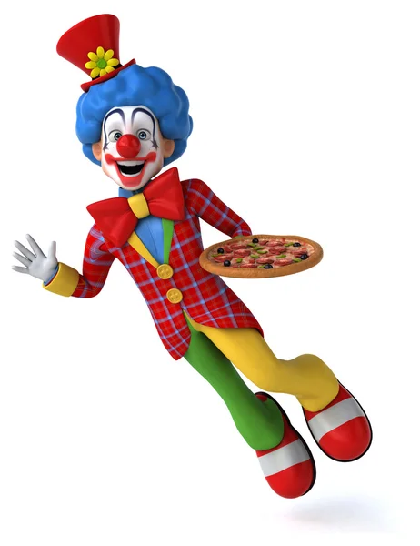 Spaß Cartoon Clown — Stockfoto