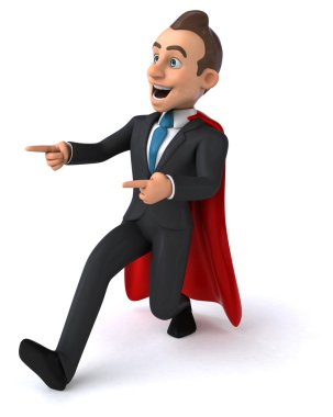 çizgi film süper iş adamı