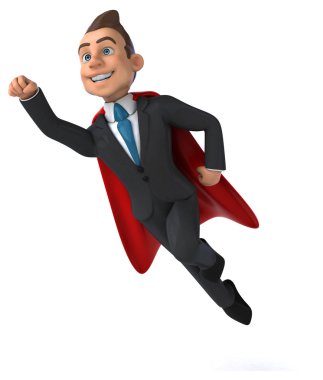 çizgi film süper iş adamı