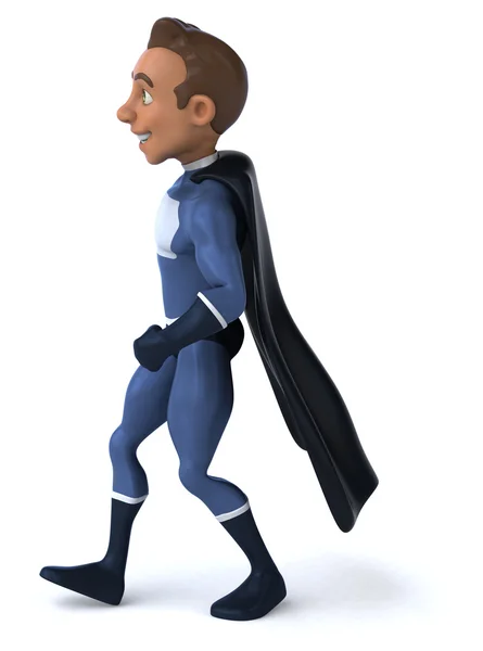 Fun cartoon superhero — Stock Photo, Image