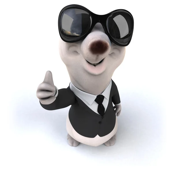 Cartoon White bear — Stock Photo, Image