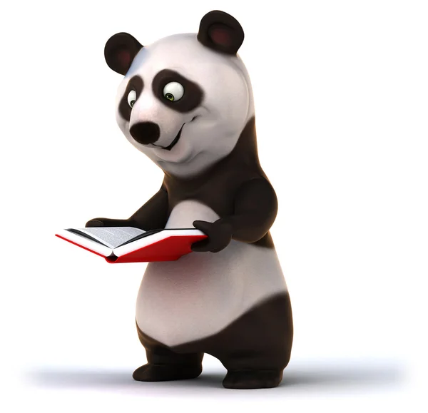 Leuke cartoon panda — Stockfoto