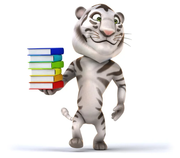 Fun cartoon tiger — Stock Photo, Image