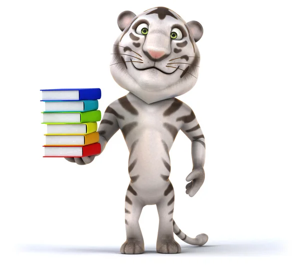 Fun cartoon tiger — Stock Photo, Image