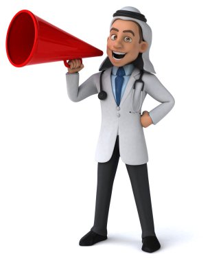 Çizgi film Arap doktor
