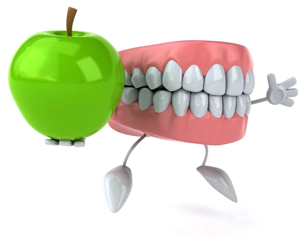 Fun cartoon teeth — Stock Photo, Image