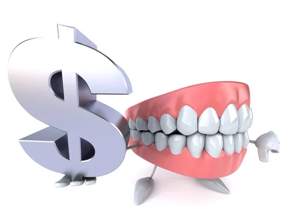 Fun cartoon teeth — Stock Photo, Image