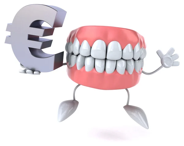 Fun cartoon teeth — Stock Photo, Image