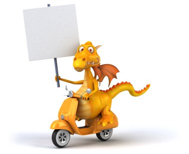Eğlenceli çizgi film dragon