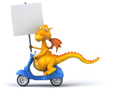 Eğlenceli çizgi film dragon