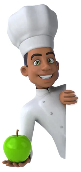 Leuke cartoon chef-kok — Stockfoto