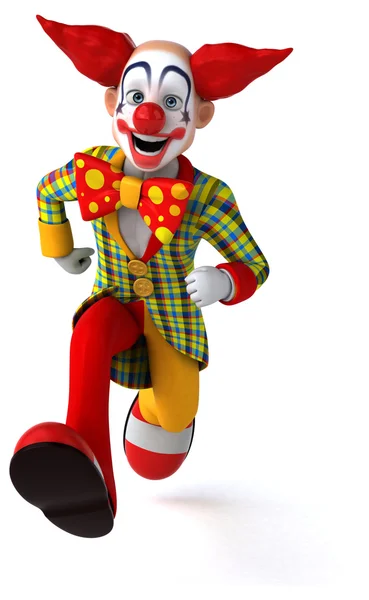 Fun cartoon clown — Stock Photo, Image