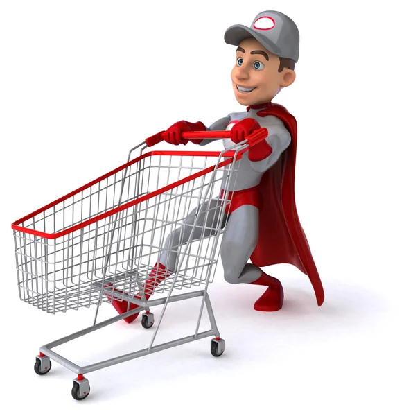 Cartoon-Supermechaniker — Stockfoto