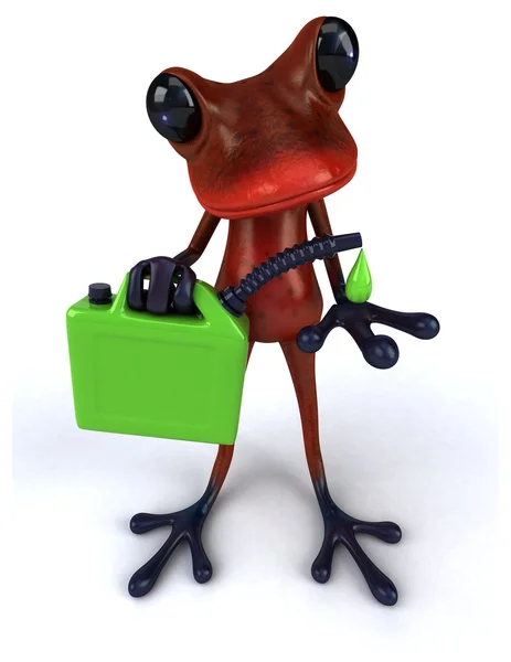 Fun cartoon frog — Stock Photo, Image