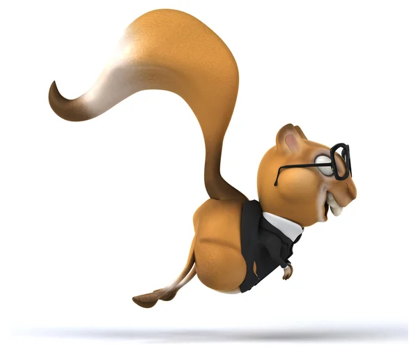 Fun cartoon squirrel — Stock Photo, Image