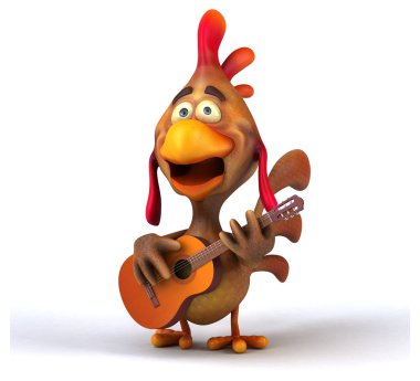 Eğlenceli çizgi film tavuk