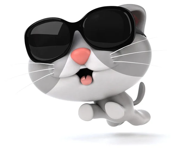 Fun cartoon cat — Stock Photo, Image