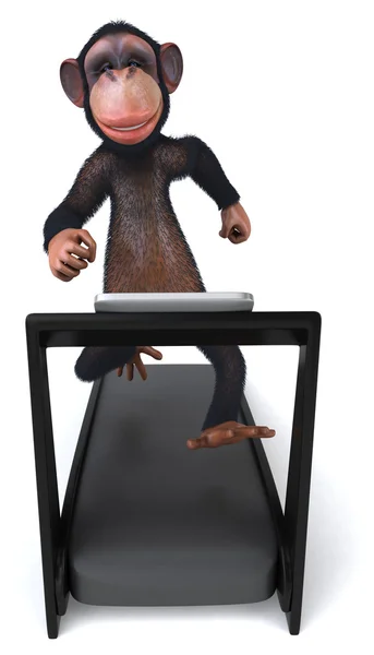 Fun cartoon monkey — Stock Photo, Image