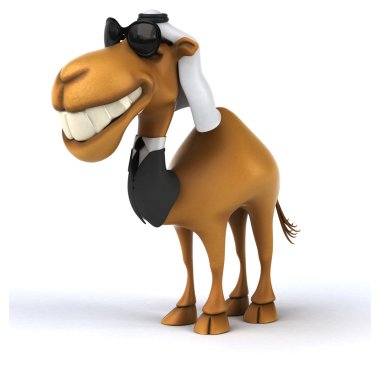 Eğlenceli çizgi film deve