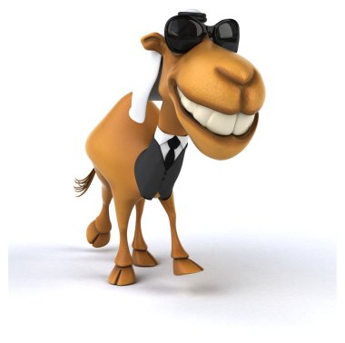 Eğlenceli çizgi film deve