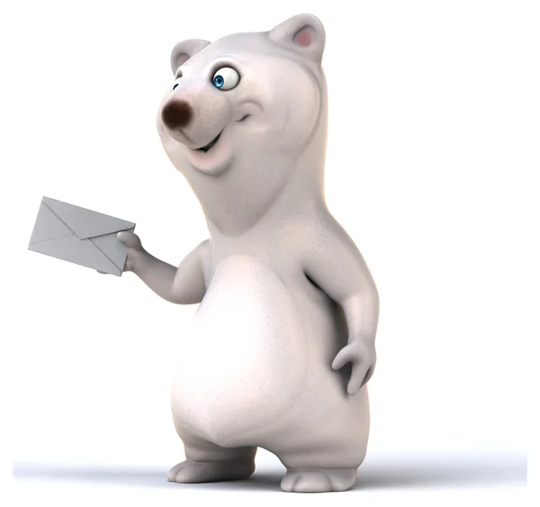 Fun cartoon bear — Stock Photo, Image