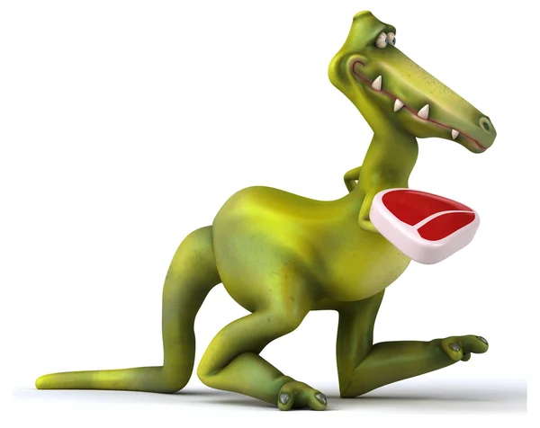 Lustiger Cartoon-Dinosaurier — Stockfoto