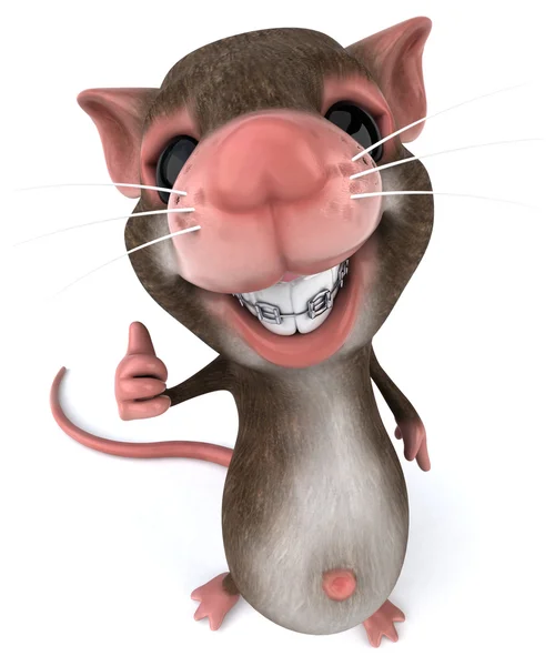 Funny cartoon mouse — Stock Photo, Image